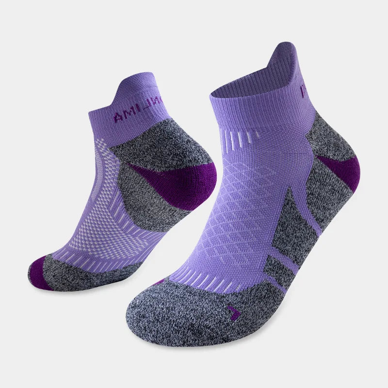 2025 Professional Marathon Running Sock Men Women Sports Fitness Thickened Cushioned Short Tube Low Cut Boat Ankle Socks Quick Pick Grocers