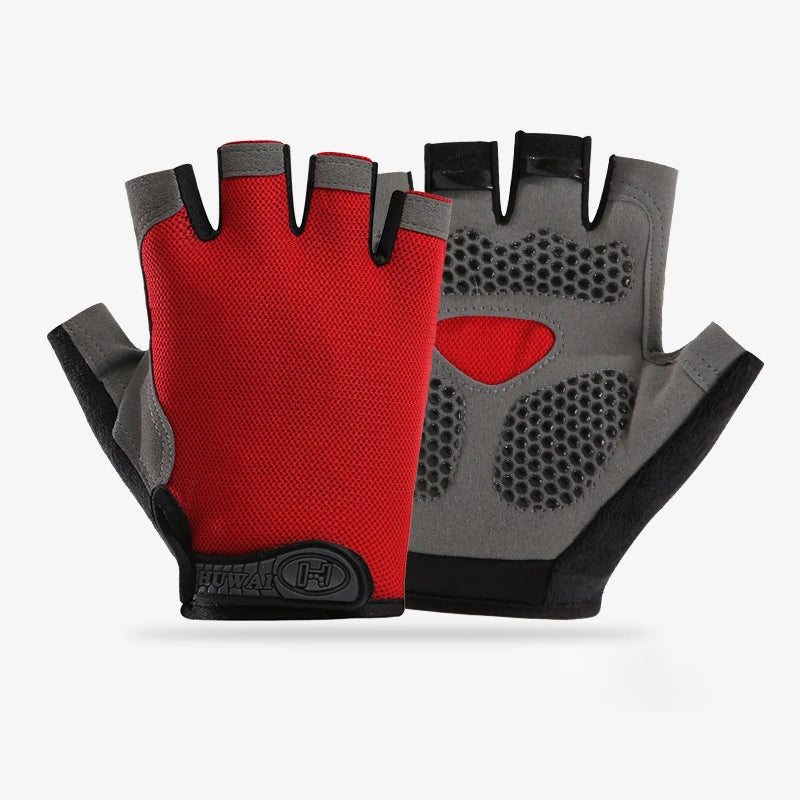 Men Cycling Bicycle Gloves Half Finger Gym Gloves Women Mitten Breathable Anti-slip Glove Fitness Sport Training Gloves Quick Pick Grocers