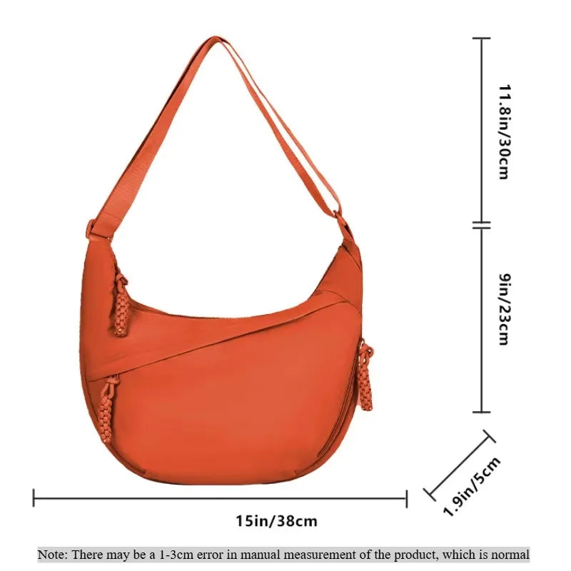 Nylon Shoulder Bag New High Capacity Women's Crossbody Messenger Bag Leisure Versatile purses and handbags Totes Hobos Bag Quick Pick Grocers