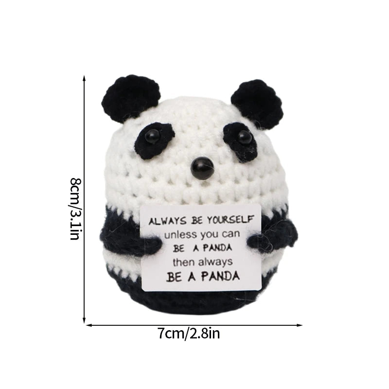 Crochet Positive Energy Doll Pocket Hug Mother's Day Gifts 2026 Handmade Knitted Ornament Handmade Crochet Doll Graduation Gifts Quick Pick Grocers
