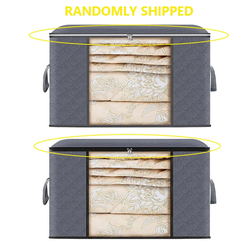 Large Capacity Clothes Storage Bag Foldable Blanket Storage Containers for Organizing Bedroom Closet Econic Blanks