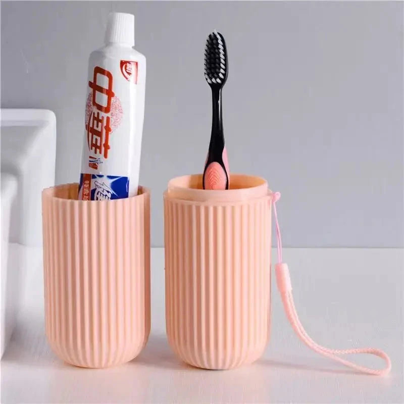 Portable Toothpaste Toothbrush Protect Holder Case Travel Camping Storage Box Organizer Travel Toiletries Storage Cup New Creat Econic Blanks
