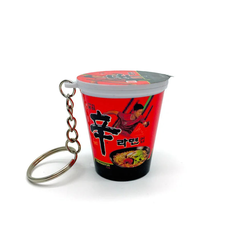 Simulation Instant Noodles Keychain On The Phone Mini Snacks Pendant Bag Pendant Christmas Gifts For The New Year Econic Blanks