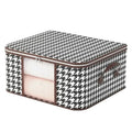 Large Clear Foldable Storage Box with Handles And Zipper - Dustproof Clothes Organizer for Home Econic Blanks