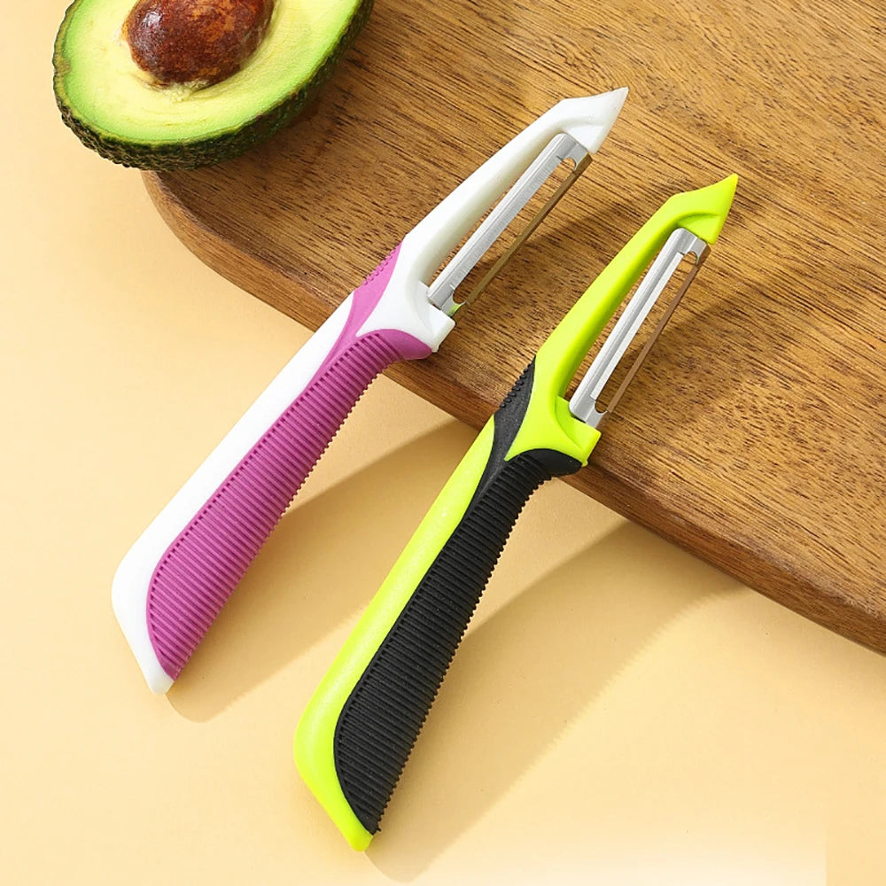 Anti Slip Handle Peeler, Peeler, Magic Tool, Melon, Potato, Fruit, Scraper, Kitchen Vegetable Tool Accessories Econic Blanks