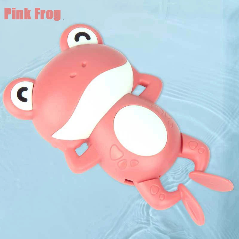 Baby Bath Toys Bathing Cute Swimming Turtle Whale Pool Beach Classic Chain Clockwork Water Toy For Kids Water Playing Toys Econic Blanks