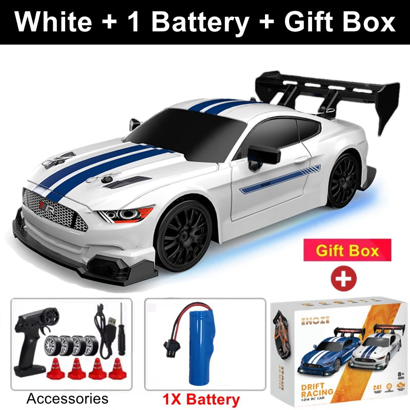 4WD RC Drift Car Remote Control GTRPRO AE86PRO Model 4x4 Racing RTR Radio Truck Vehicle Toy Gift for Boy Girl Children Kid Adult Econic Blanks