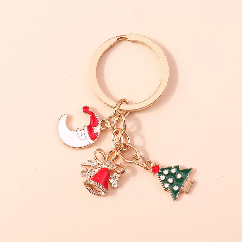 New Colorful Rainbow Keychains for Car Key Souvenir Gift for Women Men DIY Handbag Pendants Hanging Key Ring Jewelry Accessories Quick Pick Grocers