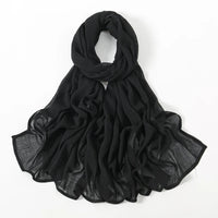 Fashion Modal Hijab Rayon Cotton Shawls Muslim Hijabs For Women Plain Scarf Big Size Headscarf Islamic Turban Headband 190*85cm Quick Pick Grocers
