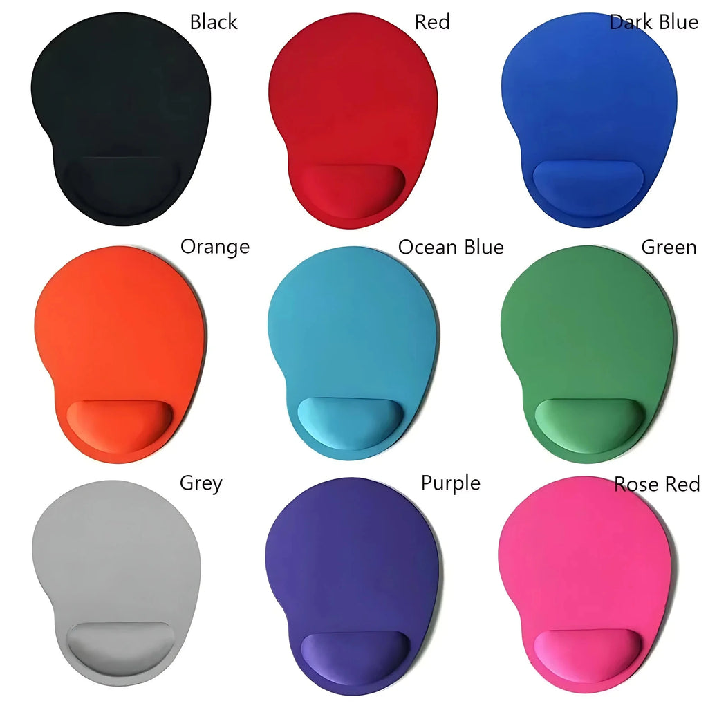 Ergonomic Wrist Rest Mouse Pad Comfortable Wrist Support Non Slip Mice Mat Soft Mousepad For PC Laptop Computer Econic Blanks