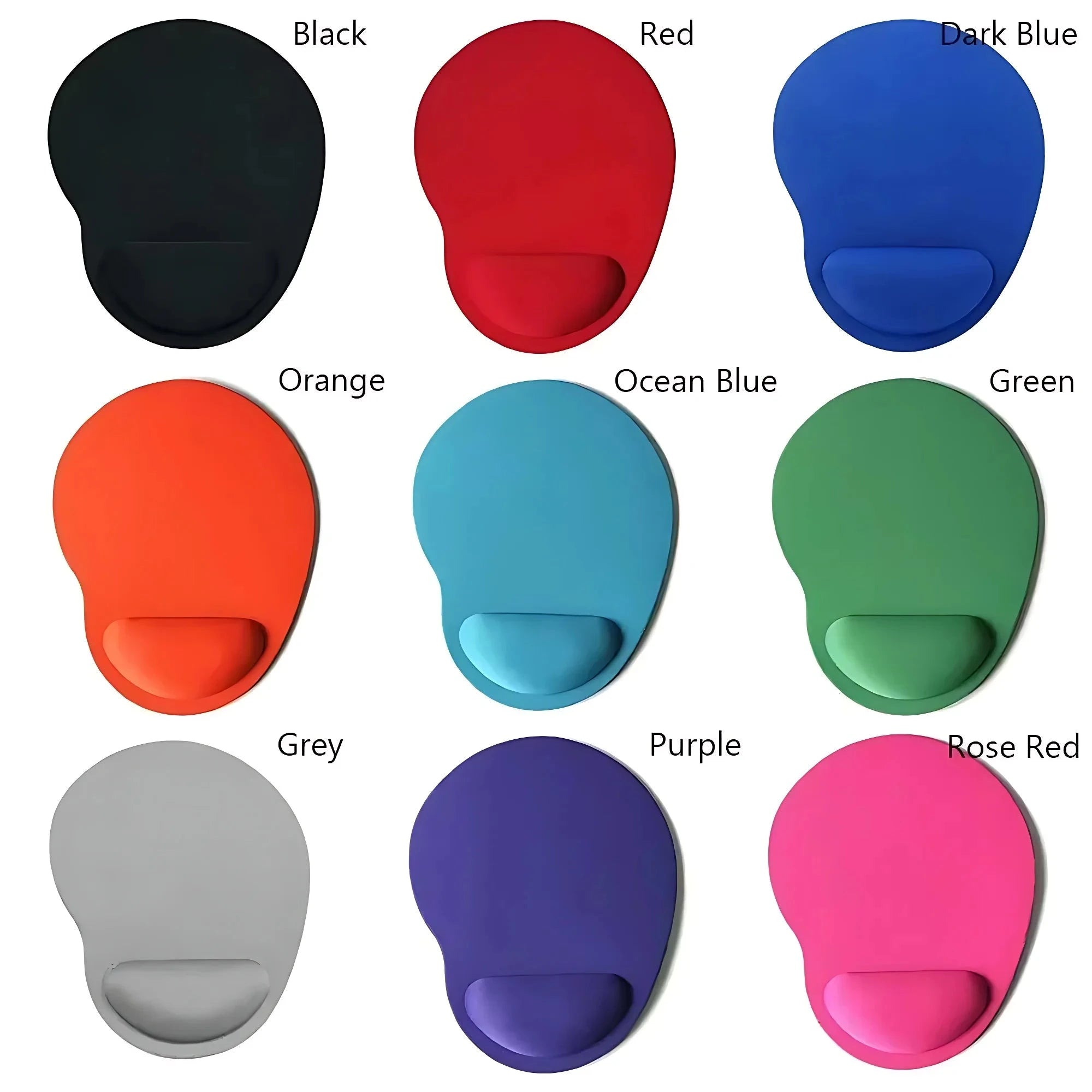 Ergonomic Wrist Rest Mouse Pad Comfortable Wrist Support Non Slip Mice Mat Soft Mousepad For PC Laptop Computer Econic Blanks