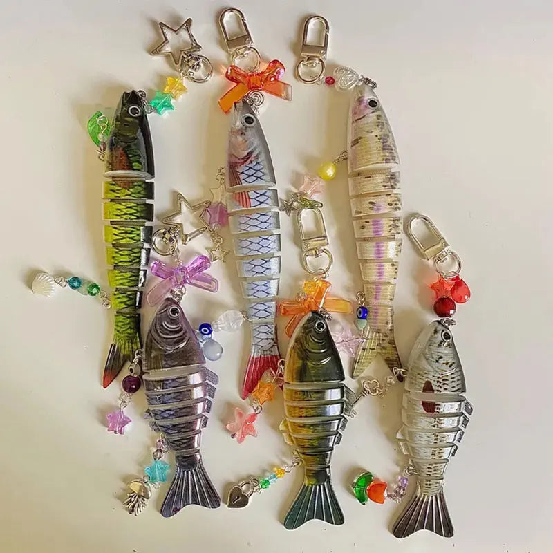 Handmade Fish Keychain,  Gift For Fishing Enthusiasts Econic Blanks