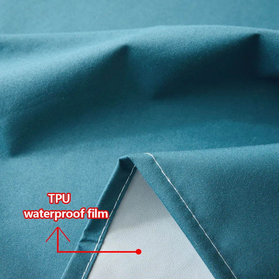 KDJEIKZ  Waterproof Matted Oversized Bed Sheet Incontinence Prevention Urinary Pad Bedspread Cover Dustproof Washable No Pillow Quick Pick Grocers