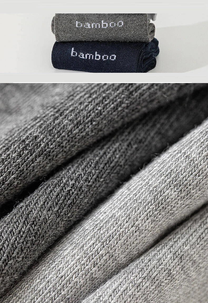 5/10/15 Pairs Men's Bamboo Fiber Socks Short High Quality New Casual Breatheable Anti-Bacterial Man Ankle Socks Men Size 38-45 Quick Pick Grocers