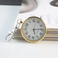 New Tiny Cute Quartz Pocket Watch with Keyring Men Women Quartz Watch for Nurses Doctors Students Minimalist Watches Child Gift Quick Pick Grocers