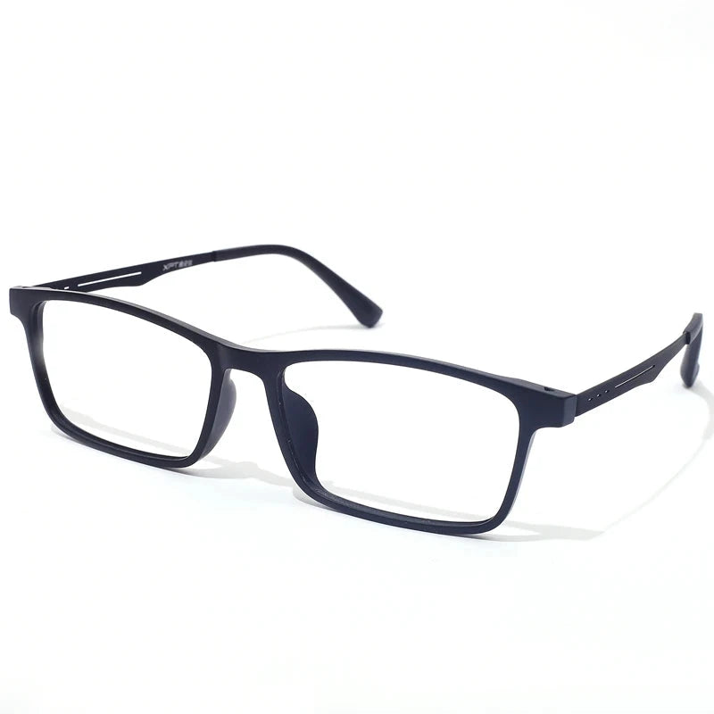 Super Light Comfortable Rubber Titanium Eyewear Square Glasses Frame Myopia Optical Prescription Glasses Frame Men and Women Econic Blanks