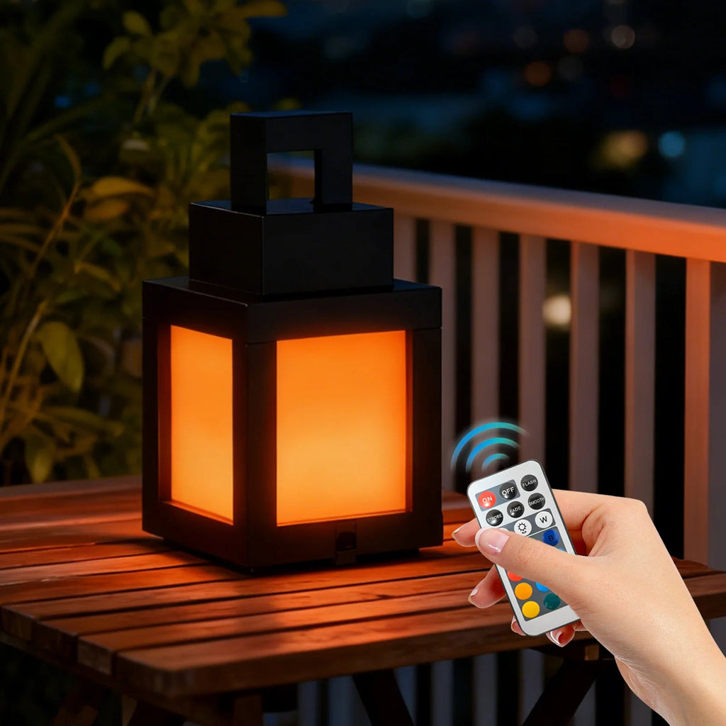 2026 Pixel Style Night Light Portable Lantern Tabletop Ornament 16 Colors RGB Remote DIY Interior Decoration Atmosphere Light Quick Pick Grocers