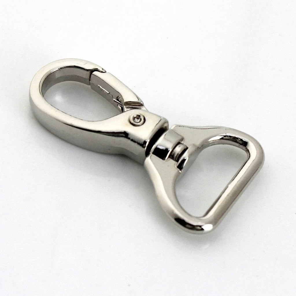 1piece Metal Carabiner Snap Hook Trigger Lobster Clasp Clip Swivel Spring Gate Leather Craft Pet Leash Bag Strap Belt Webbing Quick Pick Grocers