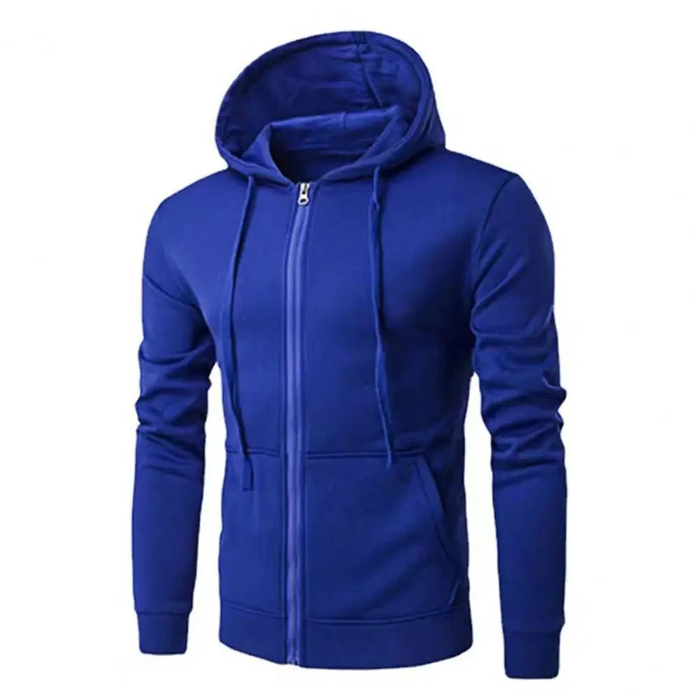 Autumn Men Sweatshirts Long Sleeve Jacket Hoodie Zipper Closure Jacket Male Hoodies Sweatshirt Slim Fit Male Clothing Econic Blanks