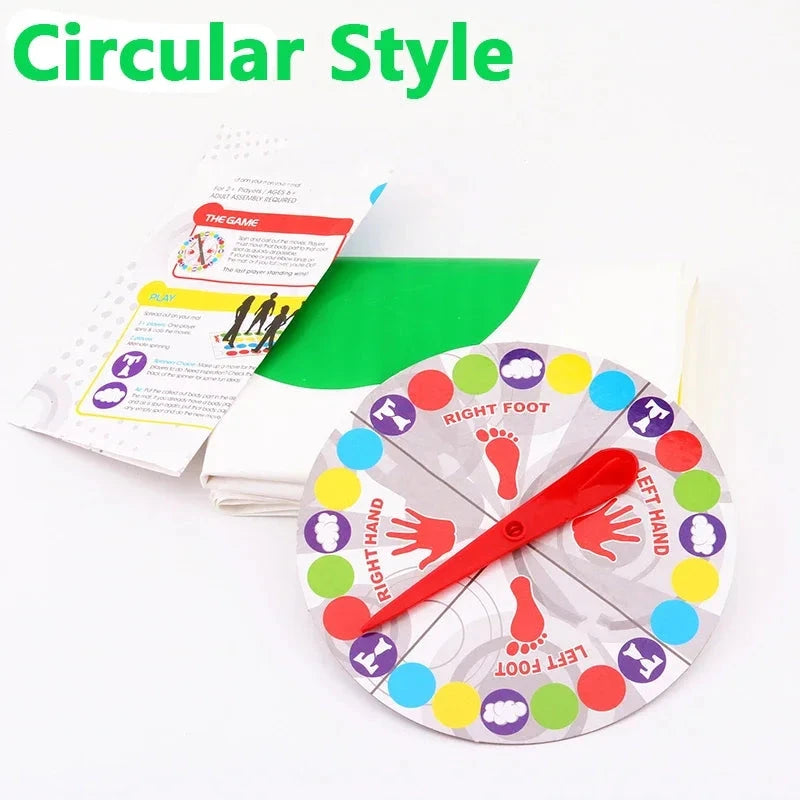 Twist Game Funny Kid Family Body Twist Move Mat Board Game Party Fun Board Games Party Game Family Game Econic Blanks