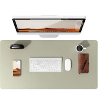 Large Mouse Pad,Office Desk Mat, Leather Desk Pad Protector, Non-Slip PU Leather Desk Blotter, Laptop Desk Pad Quick Pick Grocers