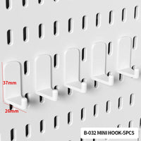 Home Study Storage Pegboard: Suitable for Displaying Figurines, Desk-Top Standing & Clip-On Storage for Furniture Items Quick Pick Grocers