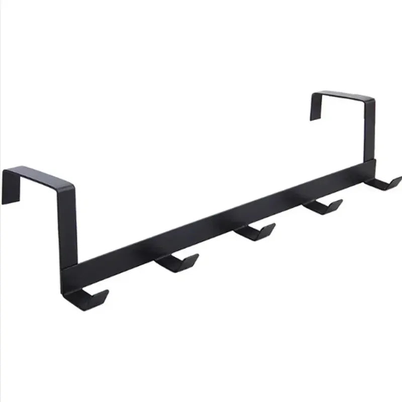 Hooks Over The Door 5 Hooks Home Bathroom Organizer Rack Clothes Coat Hat Towel Hanger Bathroom Kitchen Accessories Econic Blanks