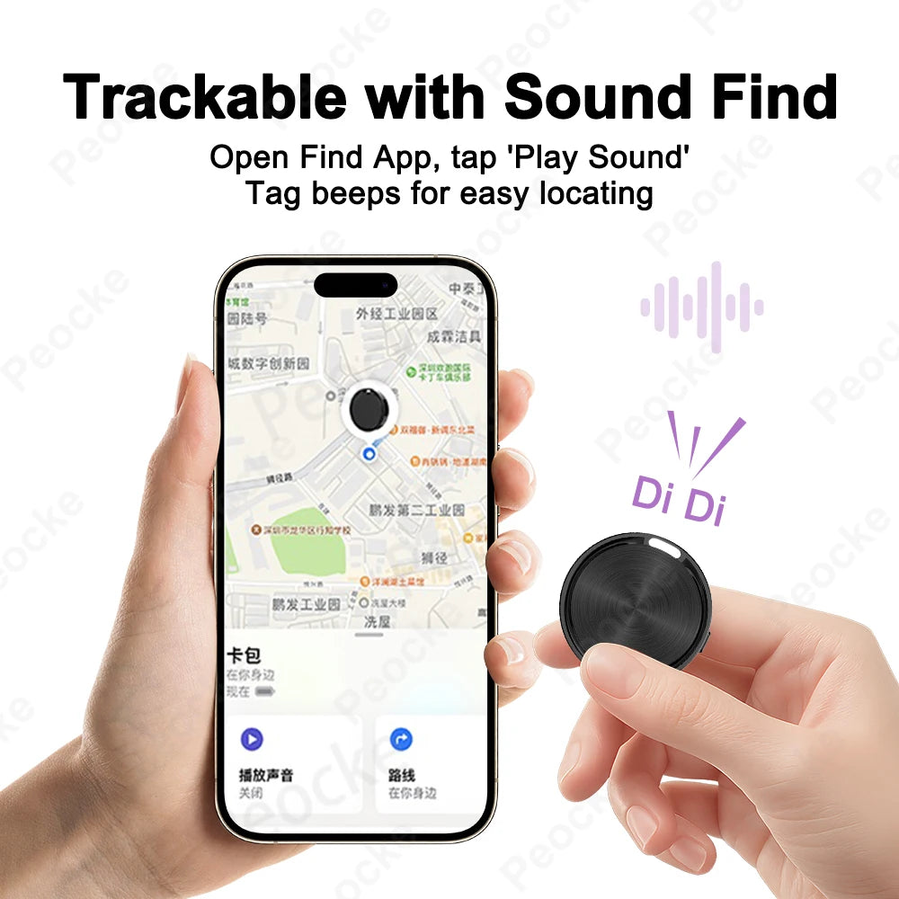 Mini Bluetooth Tracker For Android Work With Google Find Hub Device Key Finder Item GPS Locator for Pet Luggage Wallet Smart Tag Quick Pick Grocers