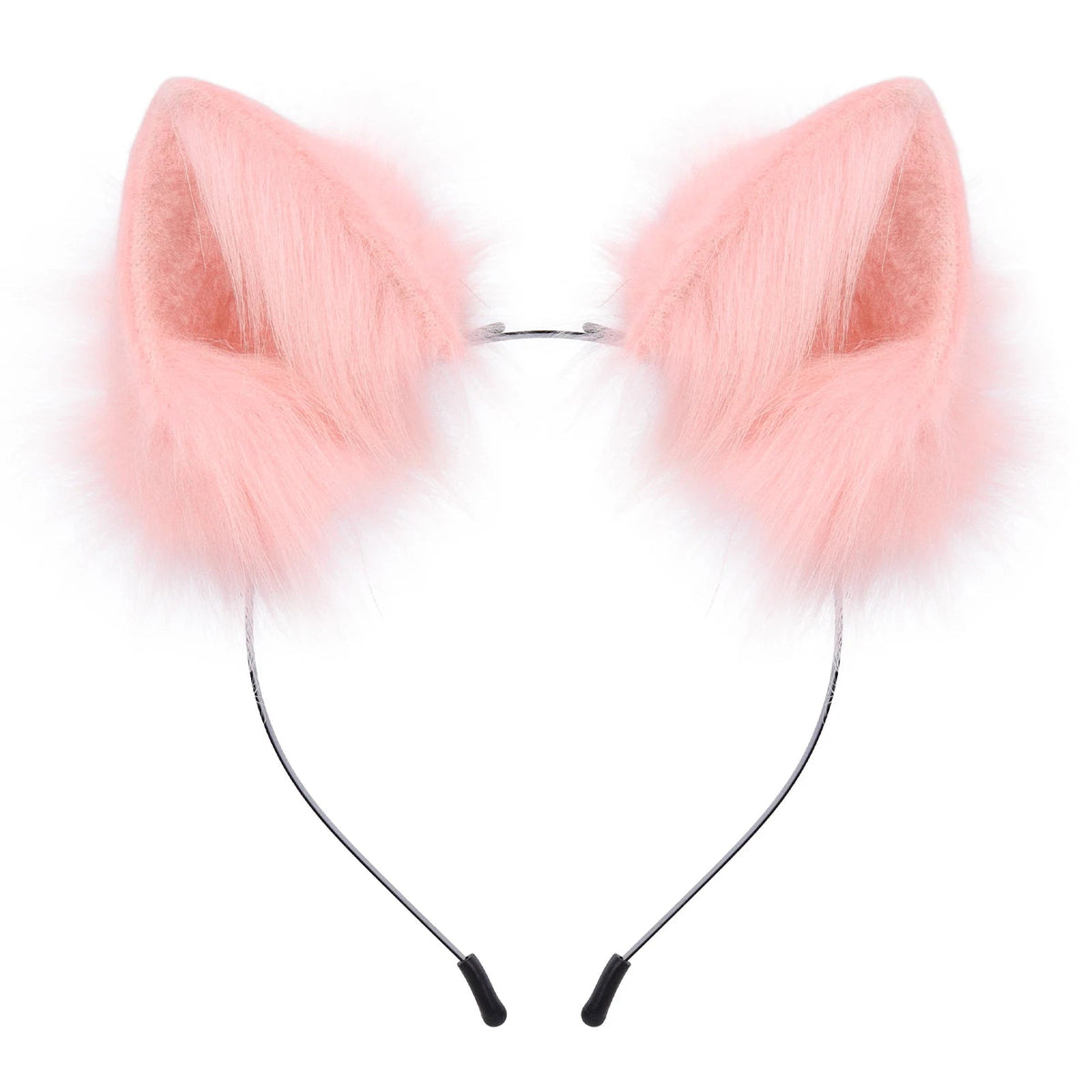 Handmade Faux Fur Animal Ears Headband Furry Cat Fox Ear Hairhoop Headwear Costume Accessory for Cosplay Masquerade Quick Pick Grocers