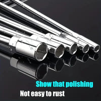 4-piece set of chrome vanadium steel multi piece combination T-shaped socket wrench for automotive and home maintenance - durabl Quick Pick Grocers
