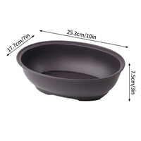 Rectangular Flowerpots Plastic Bonsai Plants Pot Square for Flower Balcony Garden Yard Landscape Bonsai Pot Trays Home Decor Quick Pick Grocers
