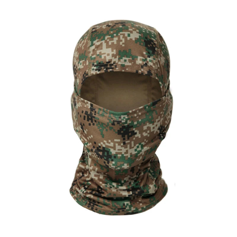 Camouflage Balaclava Hat Cycling Full Face Mask Outdoor Sports Hunting Hiking Ski Mask motorcycle Helmet Inner Cap Econic Blanks