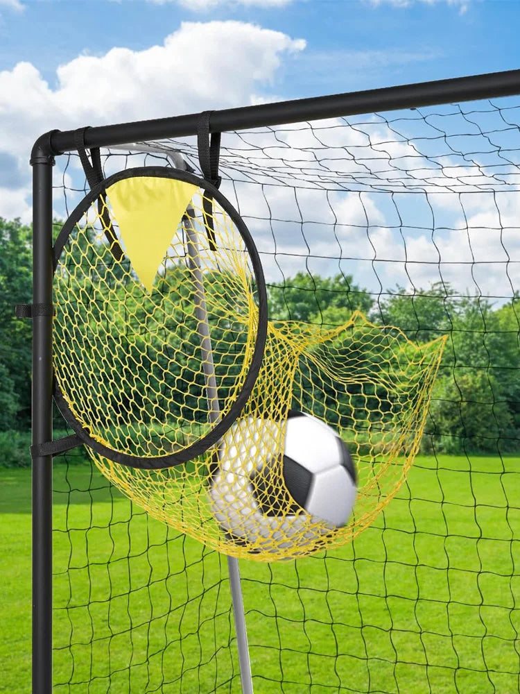 1/2 Pcs Portable Soccer Goal Target Nets, Corner Training Equipment for Football Backyard Practice & Outdoor Throwing Quick Pick Grocers