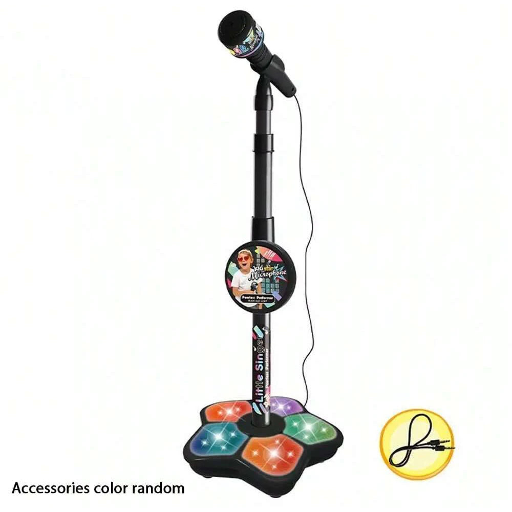 Kids Microphone Stand Toy, Portable Children's Karaoke Electronic, Durable Party Karaoke Microphone Stand, Kids Karaoke Machine Econic Blanks