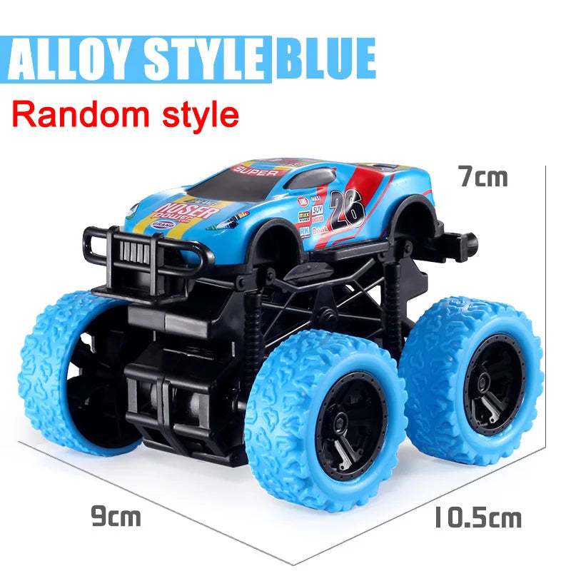 Pull Back Toy Car  Inertial Rotation Car Four-wheel Drive Off-road Vehicle SUV Racing Power Car Children's Toy CarGift Quick Pick Grocers