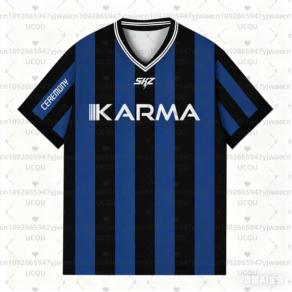 Adult Women's Men's Boys' Casual Sporty KARMA Ceremony 3D Print Graphic T-Shirt Girl Tee Outdoor Sports T-shirt Quick Pick Grocers