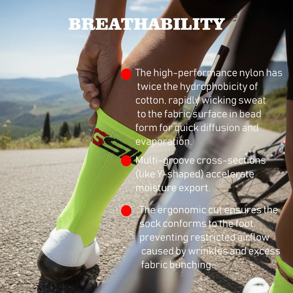 Professional Cycling Socks Breathable Road Bicycle Socks Men Women Outdoor Sports Racing Sport Socks High Quality Quick Pick Grocers