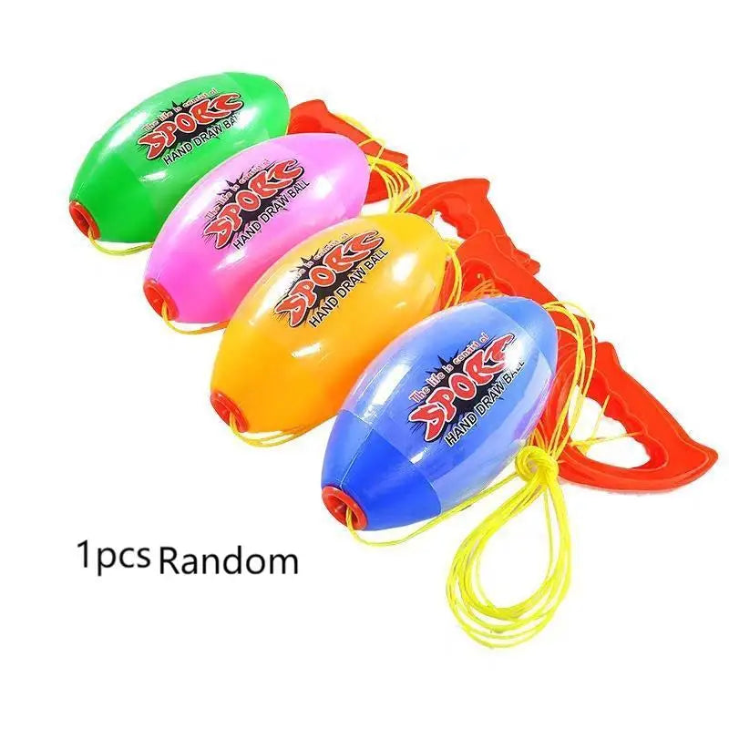 Hand pulled ball pulling force through elasticity fast shuttle ball training arm strength exercise outdoor games children's toys Quick Pick Grocers