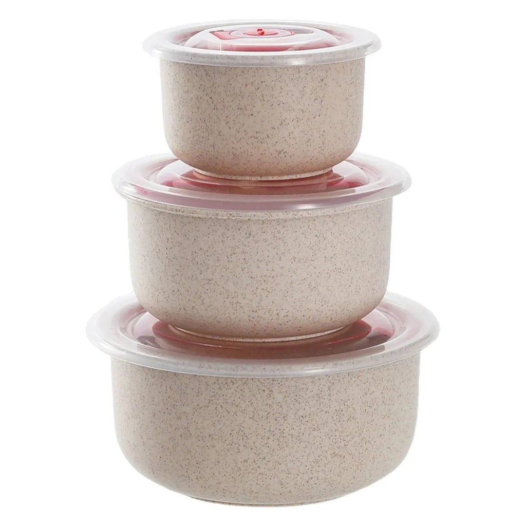3pcs Food Storage Containers Bento Box with Lid Microwave Storage Containers for Kitchen Storage Meal Prep Take Out Econic Blanks