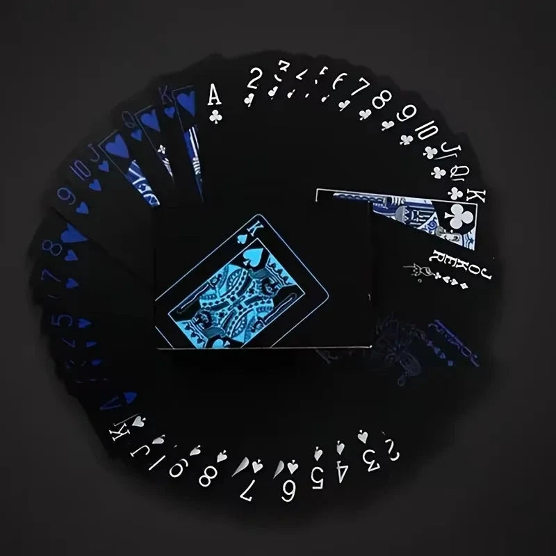 Waterproof PVC Illusionist Poker Cards - Durable & Aesthetically Enhanced Design - Perfect for Game Nights, Parties & Family Fun Econic Blanks