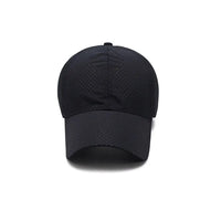 Hat Men Spring Summer Solid Color Mesh Cap Baseball Cap Women Autumn Korean Edition Sunscreen Hat Mesh Breathable Peaked Cap Quick Pick Grocers
