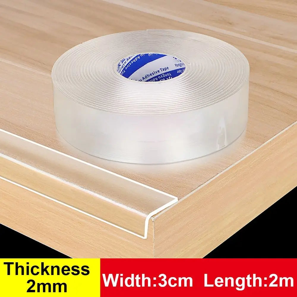 Table Edge Guard Tape Furniture Corner Bumper Self Adhesive Collision Proof Protective Strip Thickened Transparent Soft Tape Quick Pick Grocers