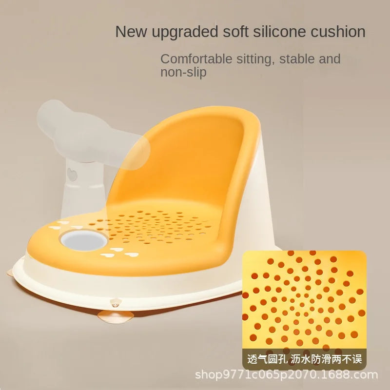 Children's Shower Seat Portable Shower Stand for Newborns and Young Children Children's Growth Accessories Purest Peak