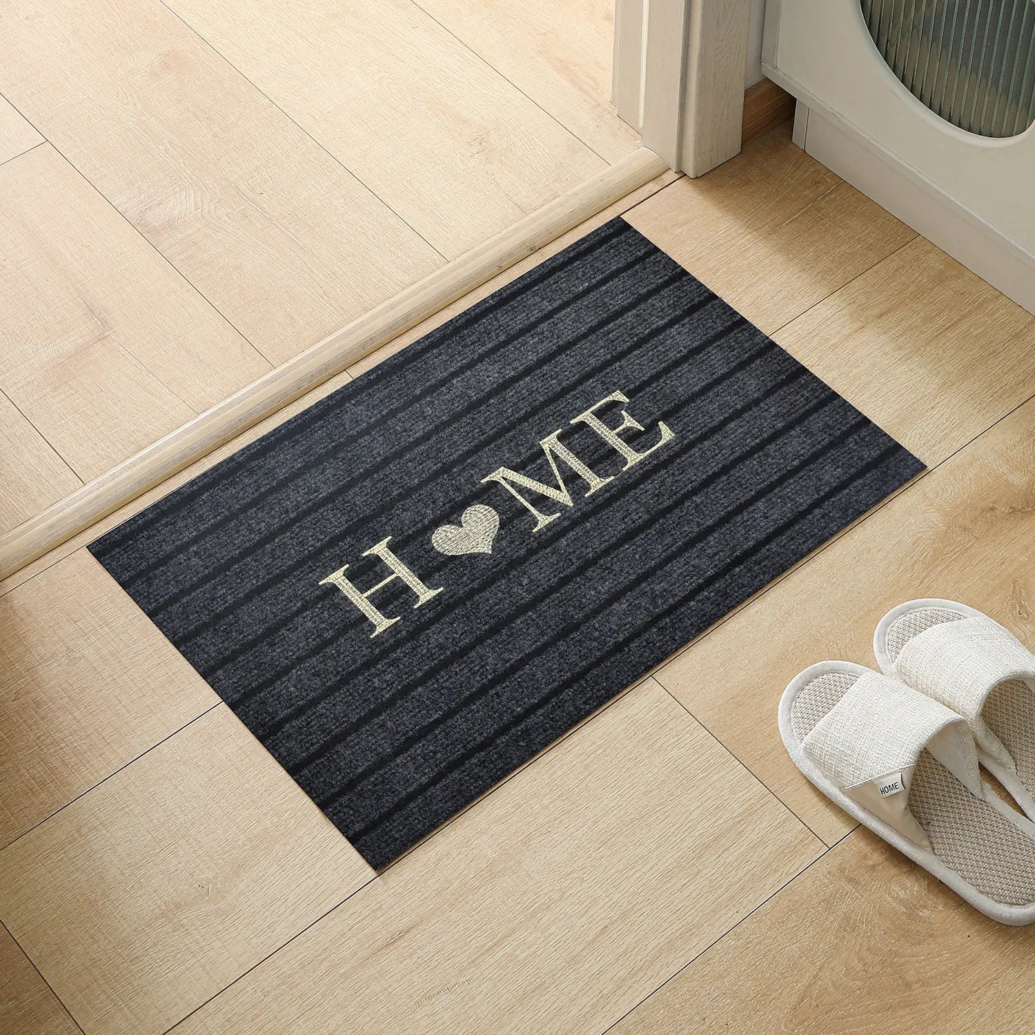 Seven-stripe high-quality doors, door-rubbing feet, scraping mud, floor mats, kitchen mats, water-absorbing, non-slip carpet Quick Pick Grocers