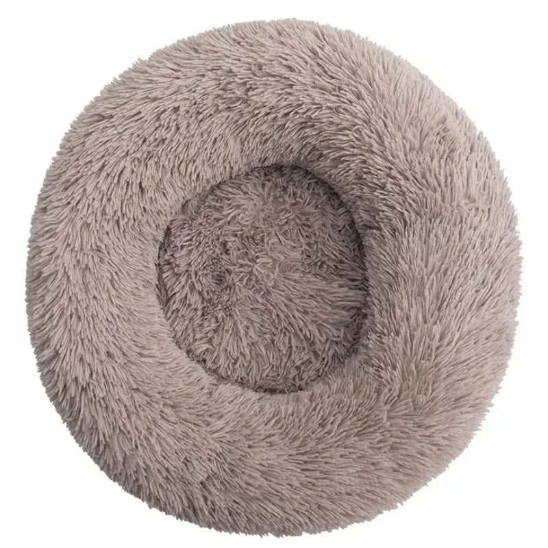 40-90cm 6 Sizes Round Pet Bed for Large Dog Bed Super Soft Cat Bed Plush Dog House for Medium Dog House Winter Warm Sleeping Quick Pick Grocers