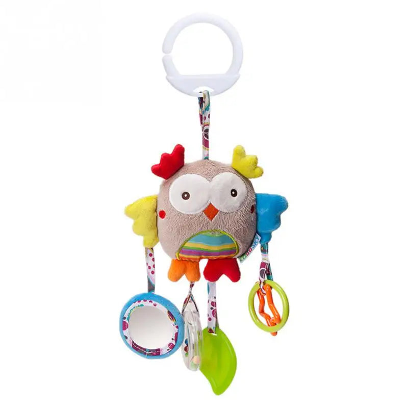 Soft Infant Crib Bed Stroller Mobile Hanging Rattle Baby Educational Toys Brain Developmental Hand Grip Cute Stuffed Animal Toys Purest Peak