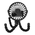 Baby Stroller Fan with Flexible Tripod Portable Handheld Fan USB Charging Mini Desk Cooling Fan 500mAh for Baby Stroller Student Quick Pick Grocers