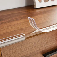 Transparent PVC Baby Protection Strip with Double-Sided Tape Anti-Bumb Kid Safety Table Edge Furniture Guard Corner L Protectors Purest Peak
