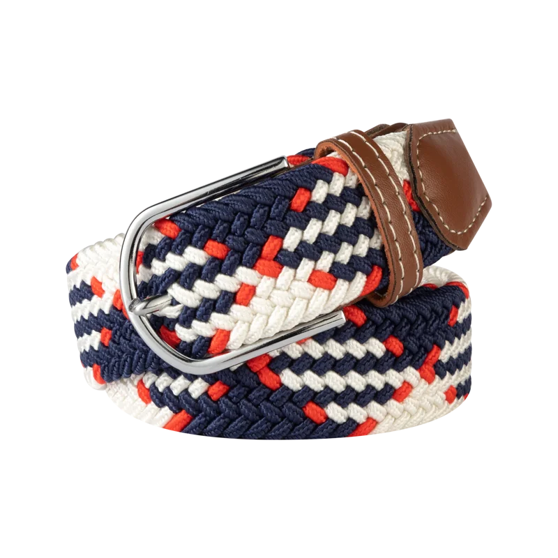 107/120/130CM Fashion Female Elastic Casual Stretch Woven Belt Unisex Canvas Elastic Belts for Women Jeans Pin Buckle Men Belt Quick Pick Grocers