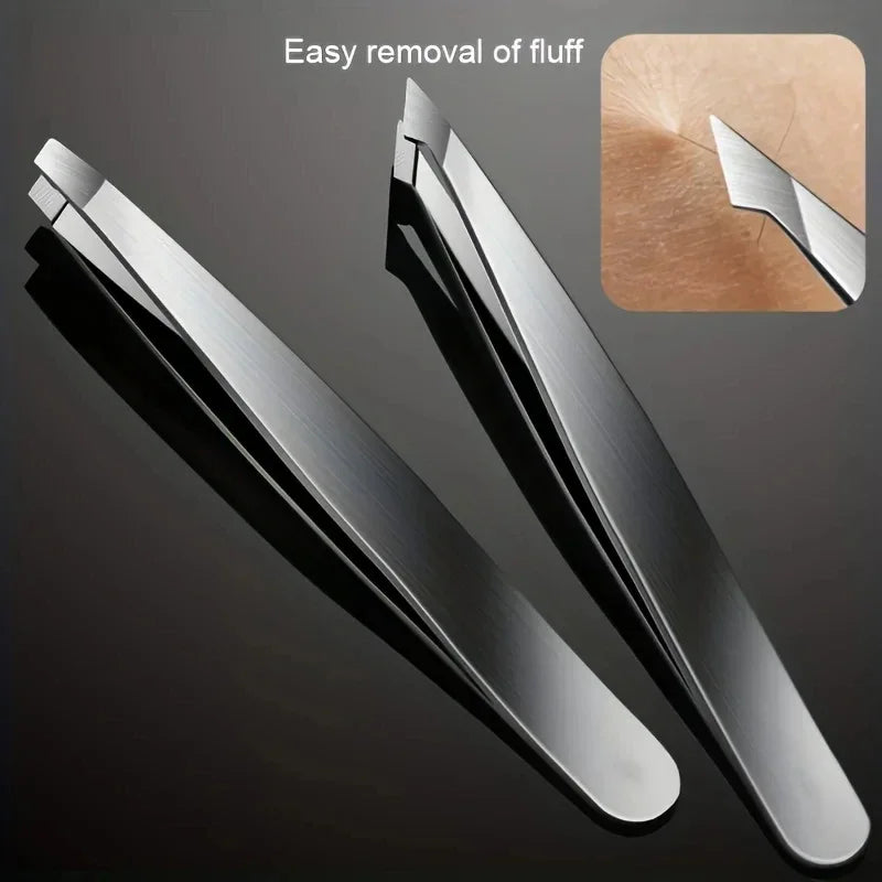 4pcs Set Professional Tweezers Set Perfect For Eyebrow Hair Removal Splinter Very Effortless and Relaxed to Remove for women Econic Blanks